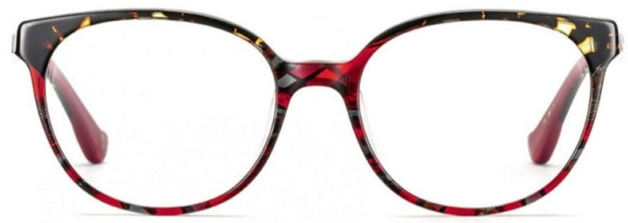 Alexander Daas - Etnia Barcelona Hannah Bay Eyeglasses - Havana Red - Front View