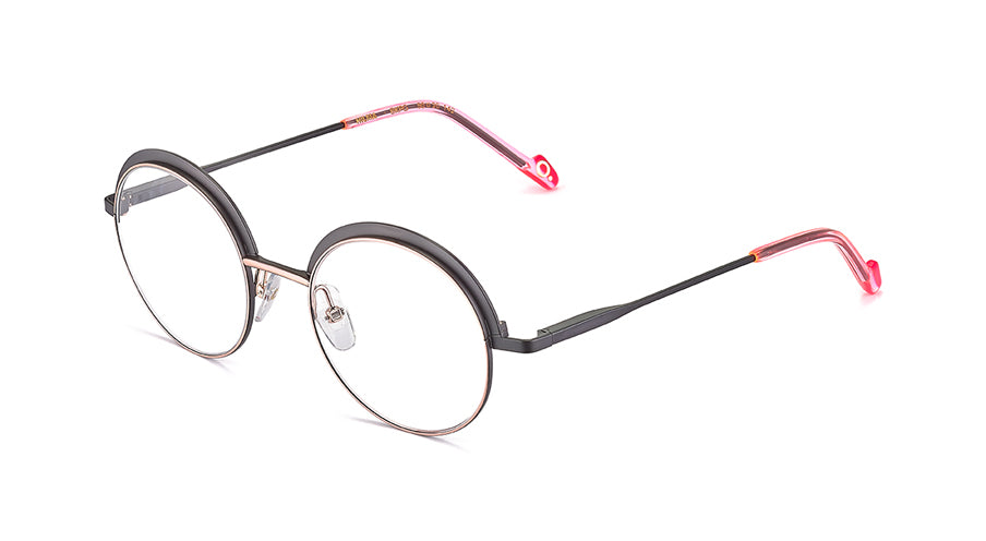 Alexander Daas - Etnia Barcelona Hilma Eyeglasses - Black & Pink - Side View