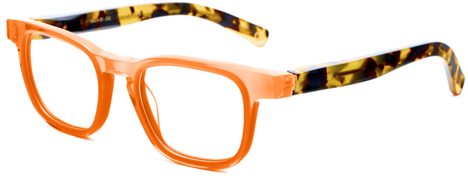 Alexander Daas - Etnia Barcelona Ibiza 01 Eyeglasses - Orange Havana - Side View