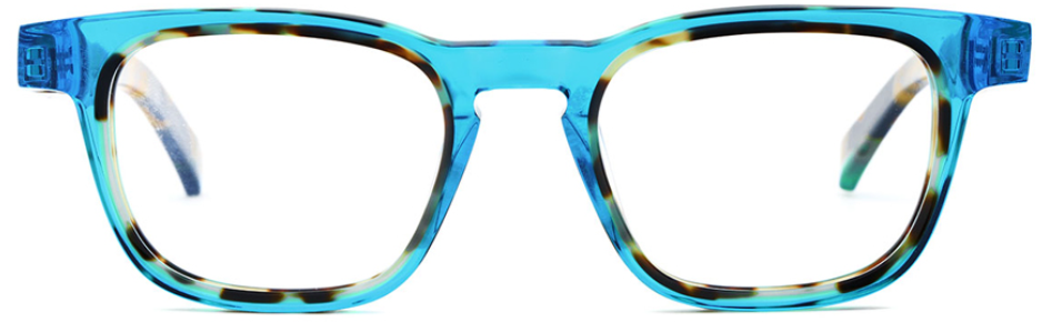 Alexander Daas - Etnia Barcelona Ibiza Eyeglasses - Blue Havana - Front View