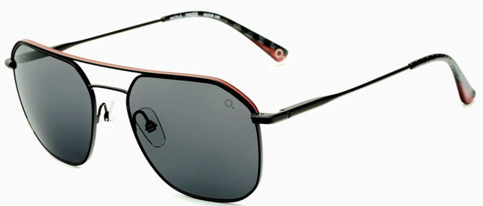 Alexander Daas - Etnia Barcelona Imola Sunglasses - Black &amp; Orange - Angle