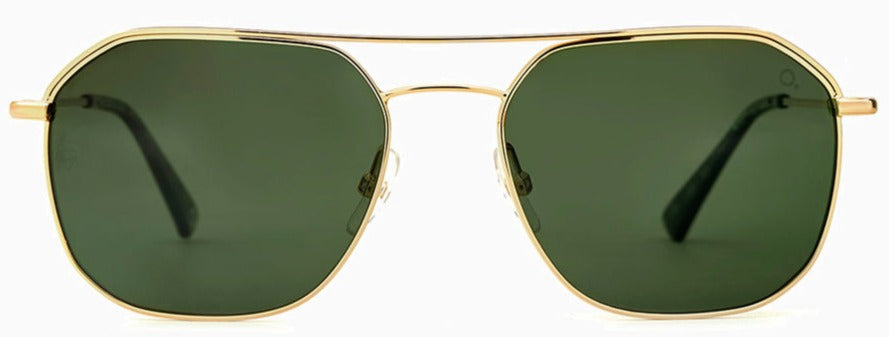 Alexander Daas - Etnia Barcelona Imola Sunglasses - Golden Green - Front View