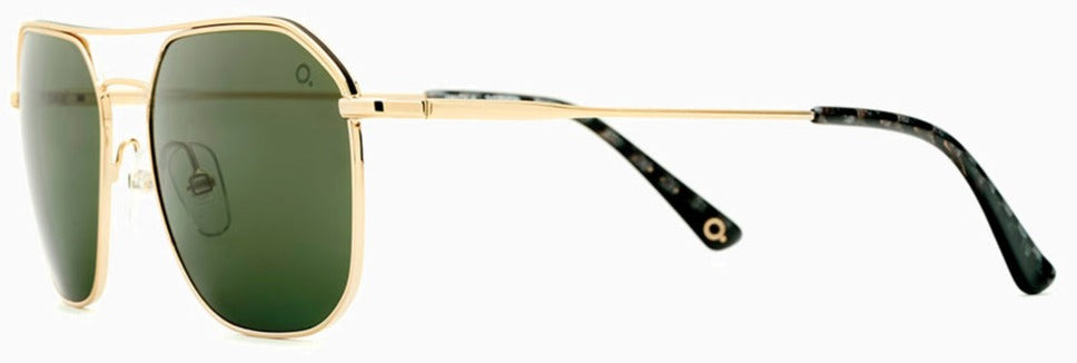 Alexander Daas - Etnia Barcelona Imola Sunglasses - Golden Green - Side View