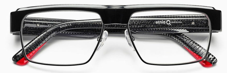 Alexander Daas - Etnia Barcelona Kenzo Eyeglasses - Black - Front View