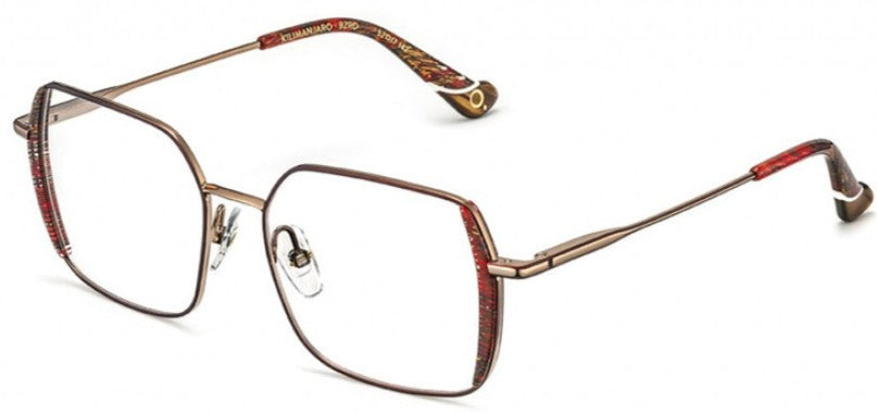 Alexander Daas - Etnia Barcelona Kilimanjaro Eyeglasses - Bronze & Red - Side View