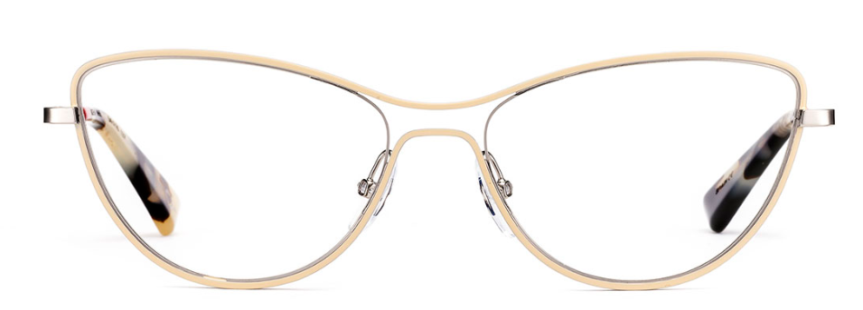 Alexander Daas - Etnia Barcelona Koenji Eyeglasses - White Silver - Front View