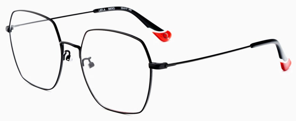 Alexander Daas - Etnia Barcelona LFK.A Eyeglasses - Black & Red - Side View