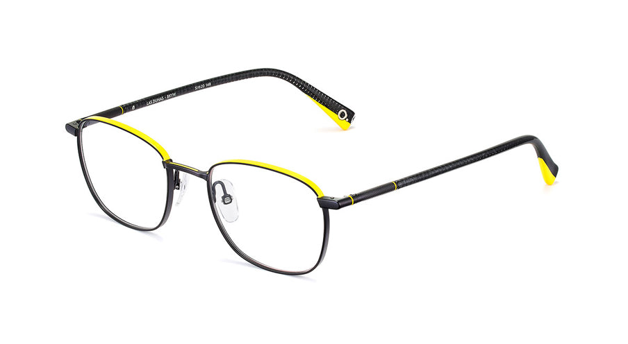 Alexander Daas - Etnia Barcelona Las Dunas Eyeglasses - Black & Yellow - Side View