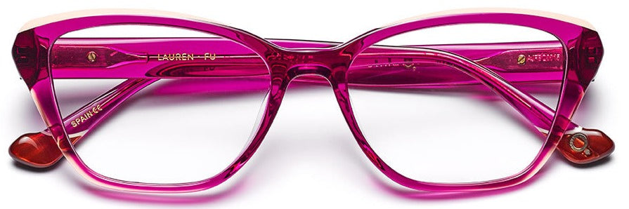 Alexander Daas - Etnia Barcelona Lauren Eyeglasses - Fuchsia - Front View