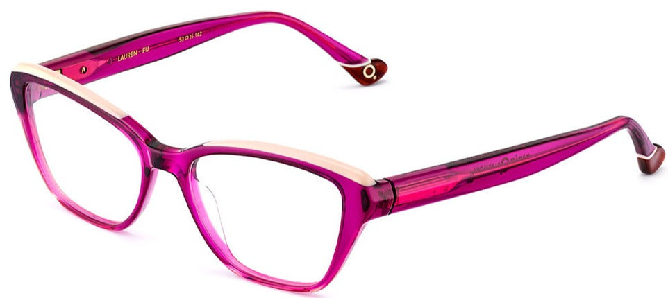 Alexander Daas - Etnia Barcelona Lauren Eyeglasses - Fuchsia - Side View