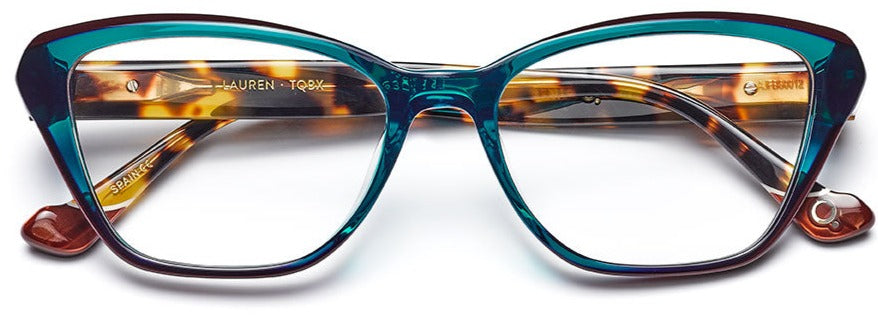 Alexander Daas - Etnia Bareclona Lauren Eyeglasses - Turquoise Bordeaux - Front View