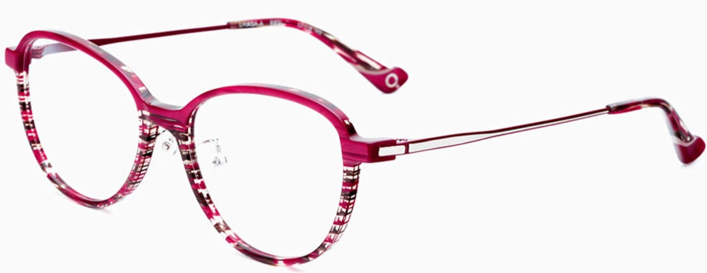 Alexander Daas - Etnia Barcelona Lhasa Eyeglasses - Bordeaux Silver - Side View