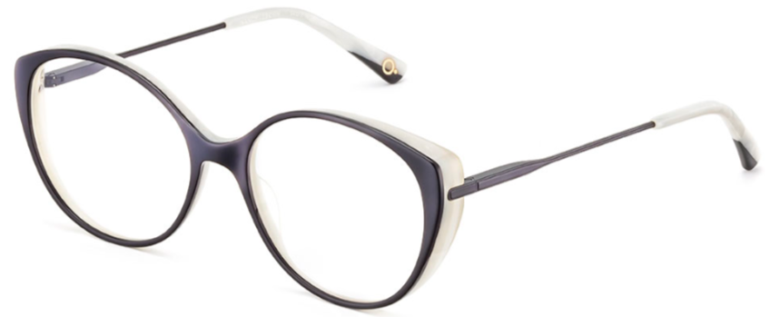 Alexander Daas - Etnia Barcelona Nancy Eyeglasses - Black & White - Side View