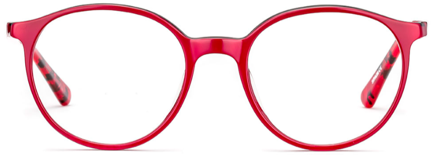 Alexander Daas - Etnia Barcelona Nara 19 Eyeglasses - Red & Black - Front View