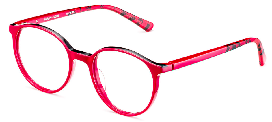 Alexander Daas - Etnia Barcelona Nara 19 Eyeglasses - Red & Black - Side View