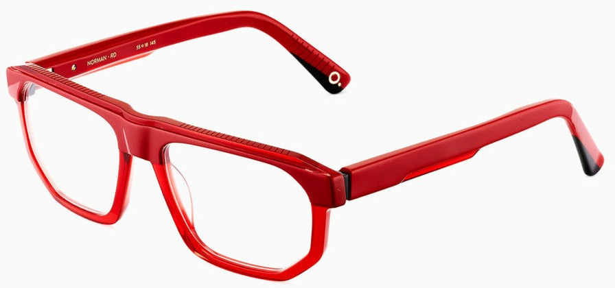 Alexander Daas - Etnia Barcelona Norman Eyeglasses - Red - Side View