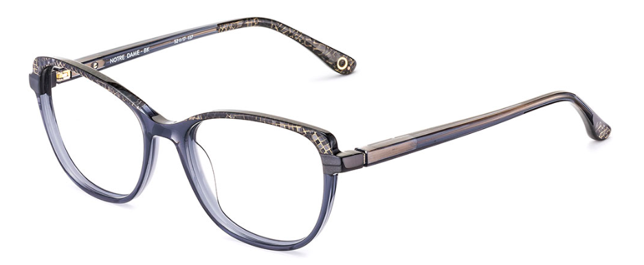 Alexander Daas - Etnia Barcelona Notre Dame Eyeglasses - Black - Side View