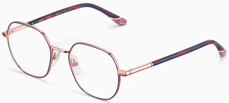 Alexander Daas - Etnia Barcelona Patti Eyeglasses - Pink & Blue - Side View