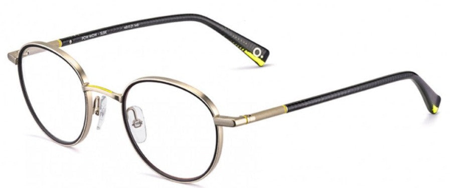 Alexander Daas - Etnia Barcelona Pow Wow Eyeglasses - Silver &amp; Black - Side View