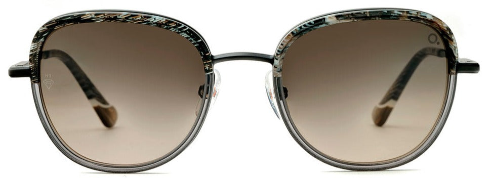 Alexander Daas - Etnia Barcelona QUERETARO Sunglasses - Gold & Black - Front View