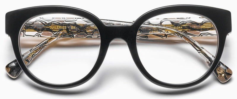 Alexander Daas - Etnia Barcelona Tuileries Eyeglasses - Black - Front View