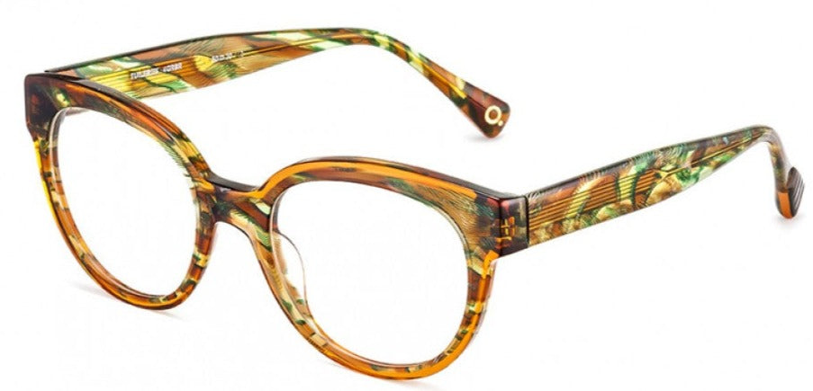 Alexander Daas - Etnia Barcelona Tuileries Eyeglasses - Green & Brown - Side View