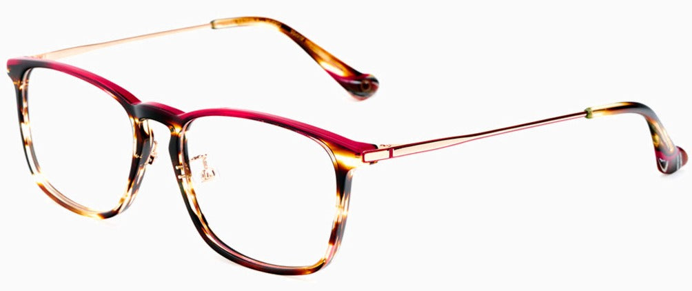 Alexander Daas - Etnia Barcelona Ulan Bator Eyeglasses - Havana Red - Angle