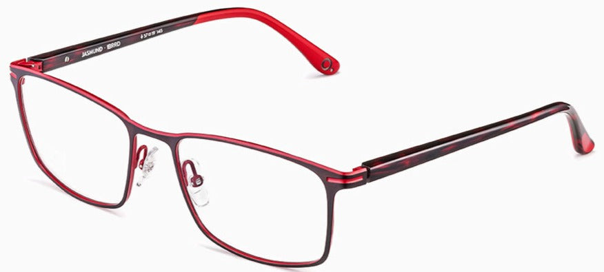 Alexander Daas - Etnia Barcelone Jasmund Eyeglasses - Brown & Red - Side View