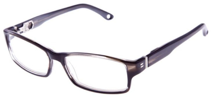 Alexander Daas - Fillmore Eyeglasses - Marble Black &amp; Grey - Side View