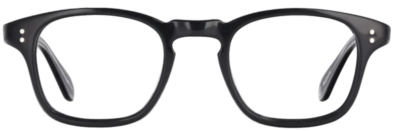 Alexander Daas - Garrett Leight Thornton 1067 Eyeglasses - Black - Front View