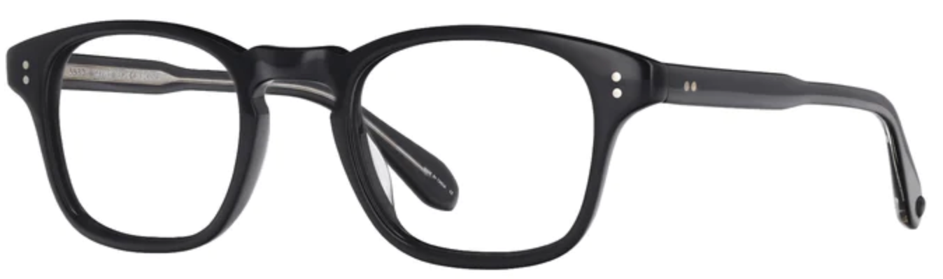 Alexander Daas - Garrett Leight Thornton 1067 Eyeglasses - Black - Side View