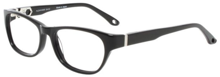 Alexander Daas - Hayes Large Eyeglasses - Black - Side View