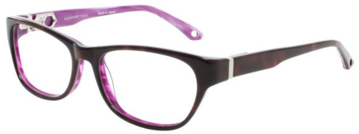 Alexander Daas - Hayes Large Eyeglasses - Tortoise &amp; Lavender - Side View