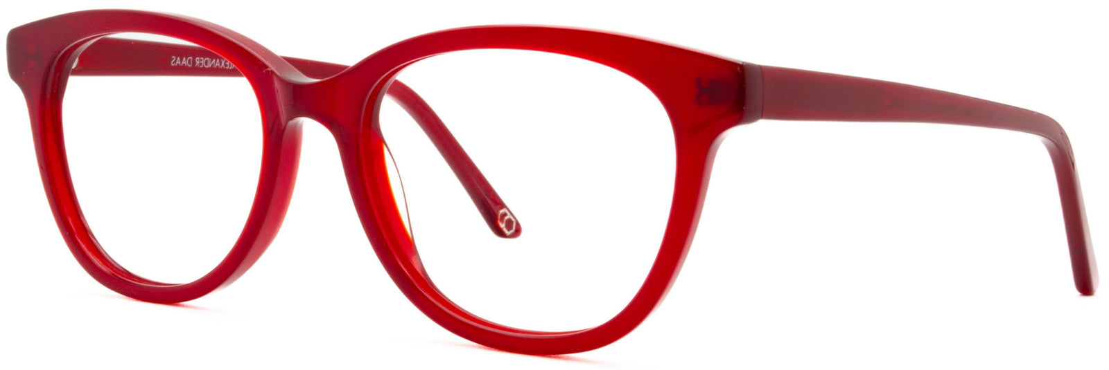Alexander Daas - Izzy Eyeglasses - Crimson - Side View