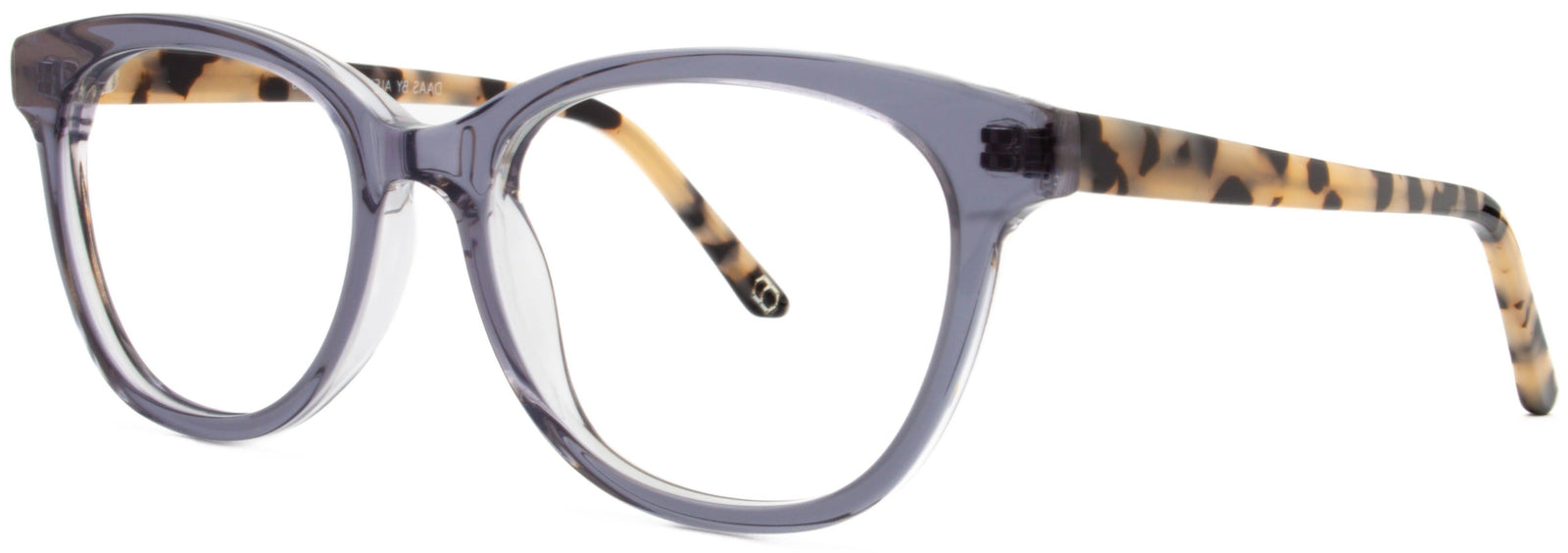 Alexander Daas - Izzy Eyeglasses - Gray Tortoise - Side View