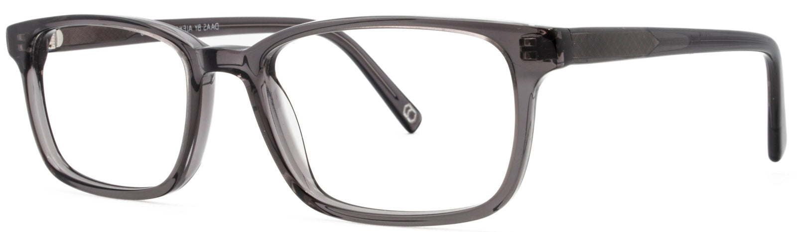 Alexander Daas - Jonathan Eyeglasses - Smoke Grey - Side View