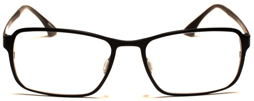 Alexander Daas - KBL Brooklyn's Rock Eyeglasses - Matte Black - Front View