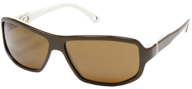 Alexander Daas - Kingdom Sunglasses - Olive &amp; Latte - Side View