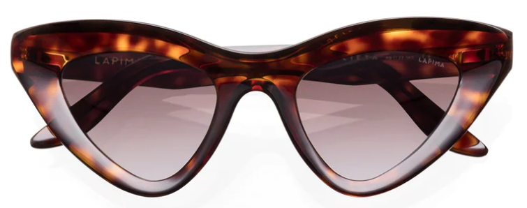 Alexander Daas - Lapima Julieta Sunglasses - Havana Gradient &amp; Gradient Brown - Front View