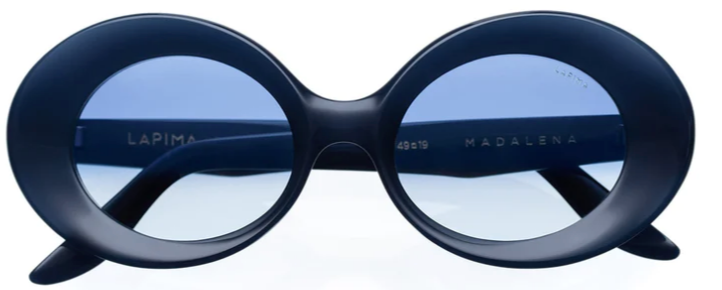 Alexander Daas - Lapima Madalena Sunglasses - Atlantic Ocean & Blue Gradient - Front View