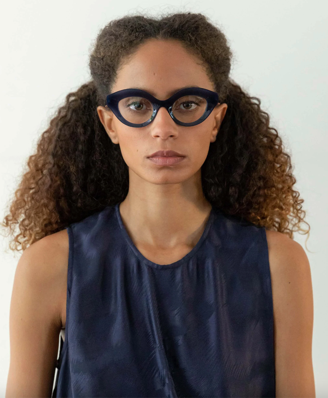 Alexander Daas - Lapima Nina Petit Eyeglasses - Ocean - On Model