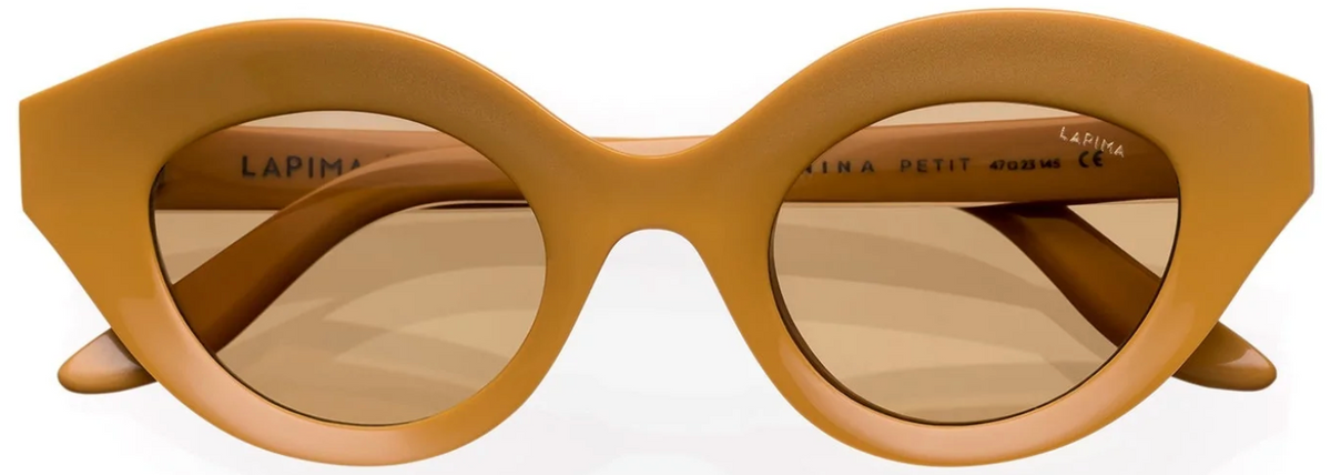 Alexander Daas - Lapima Nina Petit Sunglasses - Capim Vintage &amp; Vintage Yellow - Front View