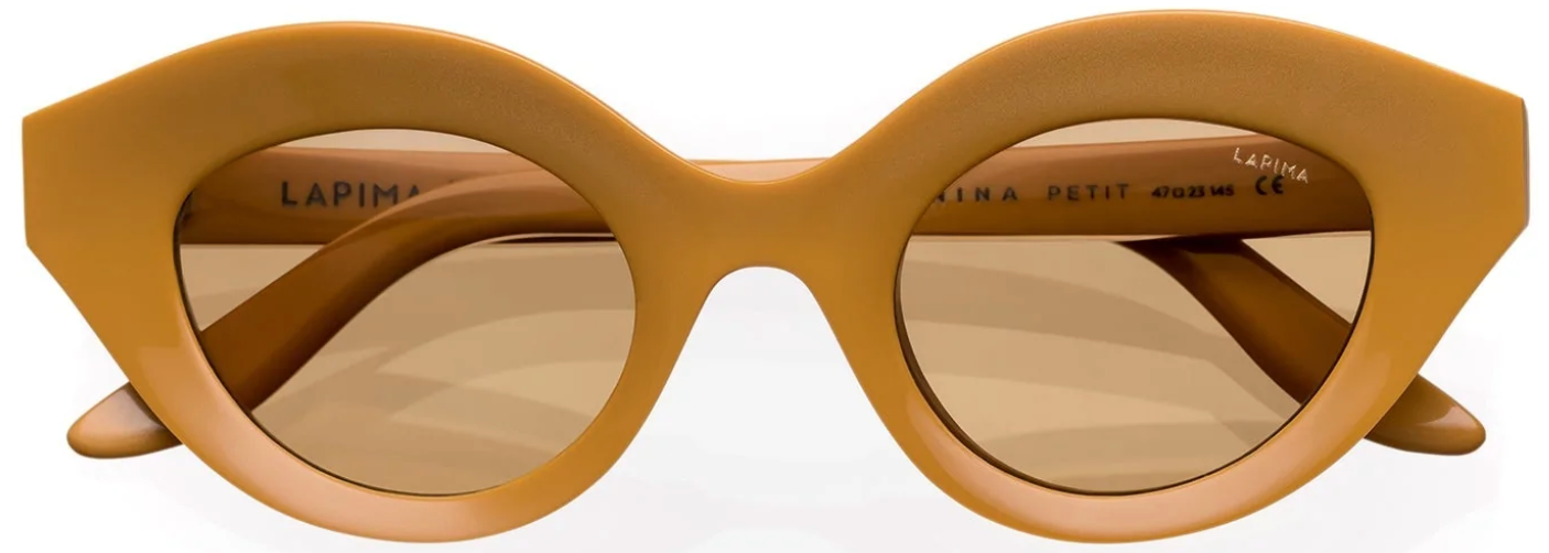 Alexander Daas - Lapima Nina Petit Sunglasses - Capim Vintage & Vintage Yellow - Front View