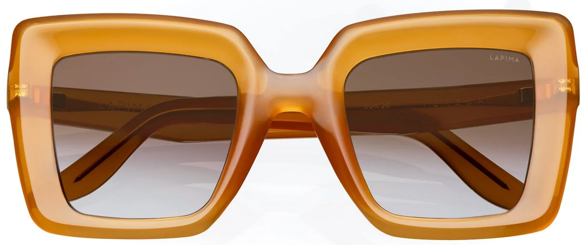 Alexander Daas - Lapima Teresa Sunglasses - Amber Gradient &amp; Brown Gradient - Front View