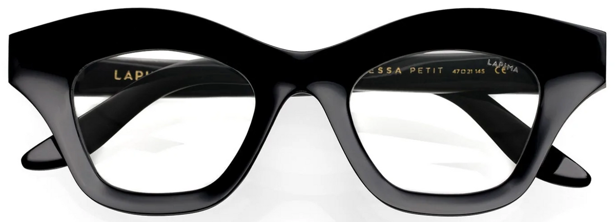 Alexander Daas - Lapima Tessa Petit Eyeglasses - Black - Front View