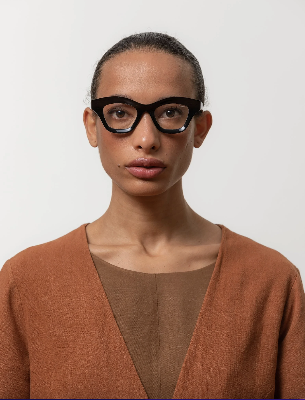 Alexander Daas - Lapima Tessa Petit Eyeglasses - Black - On Model