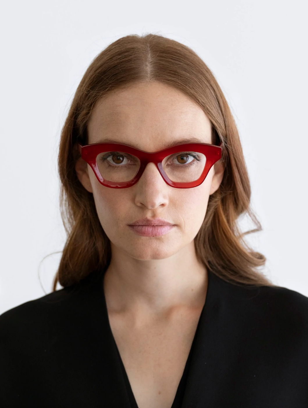 Alexander Daas - Lapima Tessa Petit Eyeglasses - Red - On Model