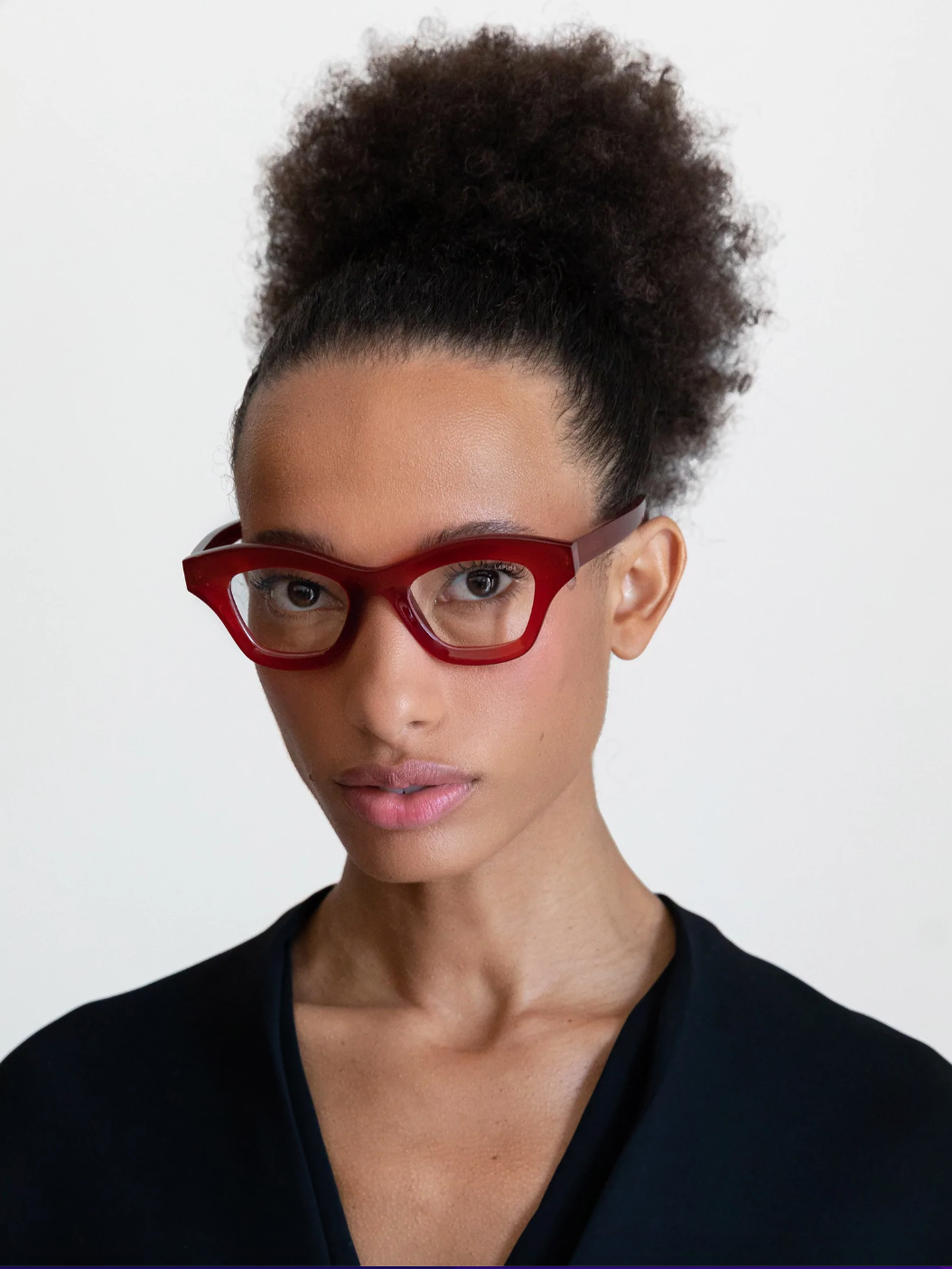 Alexander Daas - Lapima Tessa Petit Eyeglasses - Red - On Model