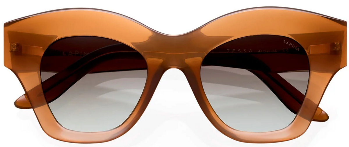 Alexander Daas - Lapima Tessa Sunglasses - Terra Gradient &amp; Brown Gradient - Front View
