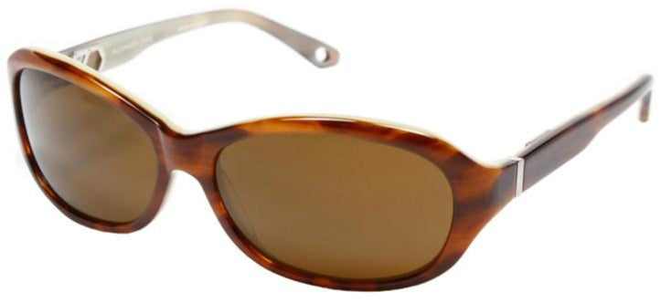 Alexander Daas - Love Polarized Sunglasses - Light Tortoise & Creme - Side View